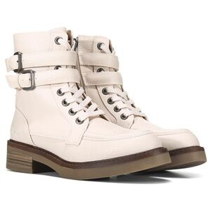 Blowfish Malibu Women’s Victoria Lace Up Boots in Cloud Beige